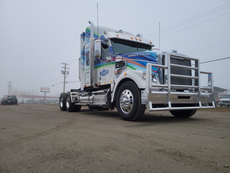 Hydrogen-converted freightliner unveiled in PG