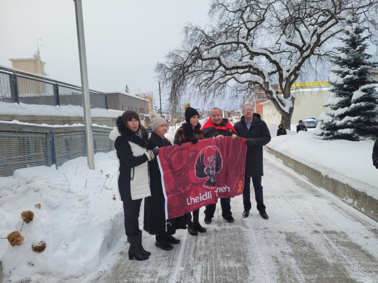 New Lheidli T’enneh flag brought to full mast at PG City Hall