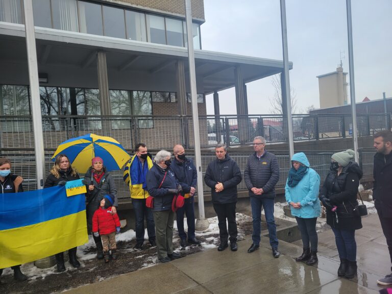 Ukrainian flag raised at PG City Hall