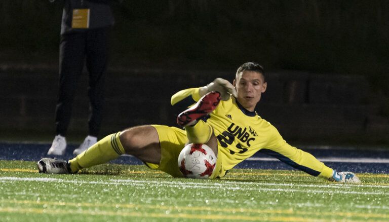 UNBC’s Zadravec collects Canada West MSOC player of the week