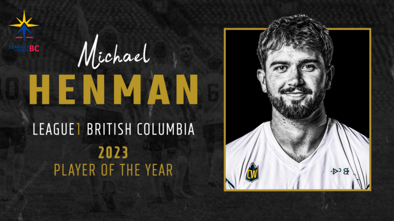 UNBC MSOC star earns League1 BC Player of the Year Award