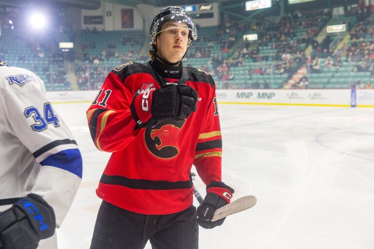 Towering Laing of the PG Cougars earns WHL recognition