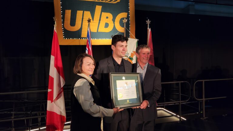 Carey Price receives honorary doctorate in UNBC’s class of 2024