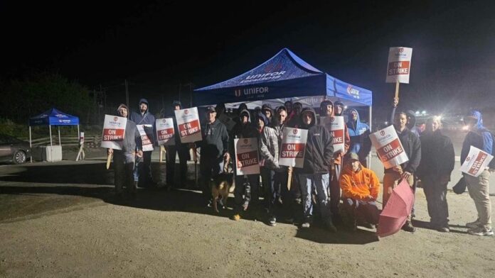 Workers at Gibraltar Mine begin strike as agreement is failed to be met