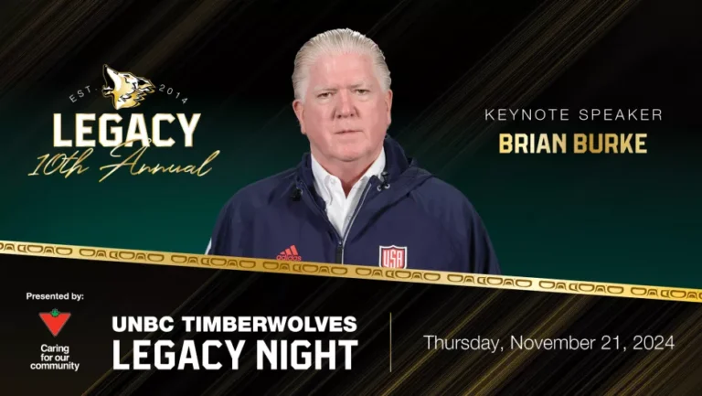 Tickets on sale for UNBC Timberwolves legacy night