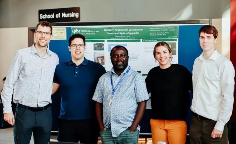 UNBC students podium at national engineering contest