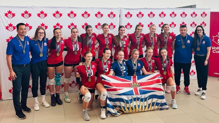 U16 Girls Volleyball team with strong PG connection wins nationals