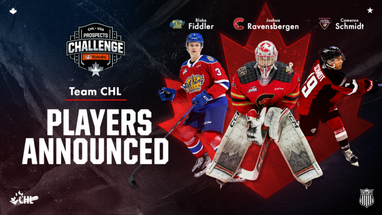 Ravensbergen, Schmidt selected for CHL USA Prospects Challenge