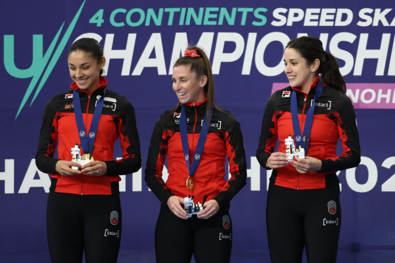 PG’s Hiller captures gold in Team Sprint at Four Continents Skating Championships