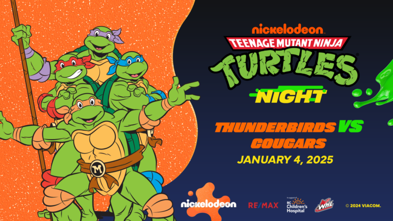 “Teenage Mutant Ninja Cougars” to don special threads Saturday for Nickelodeon Night