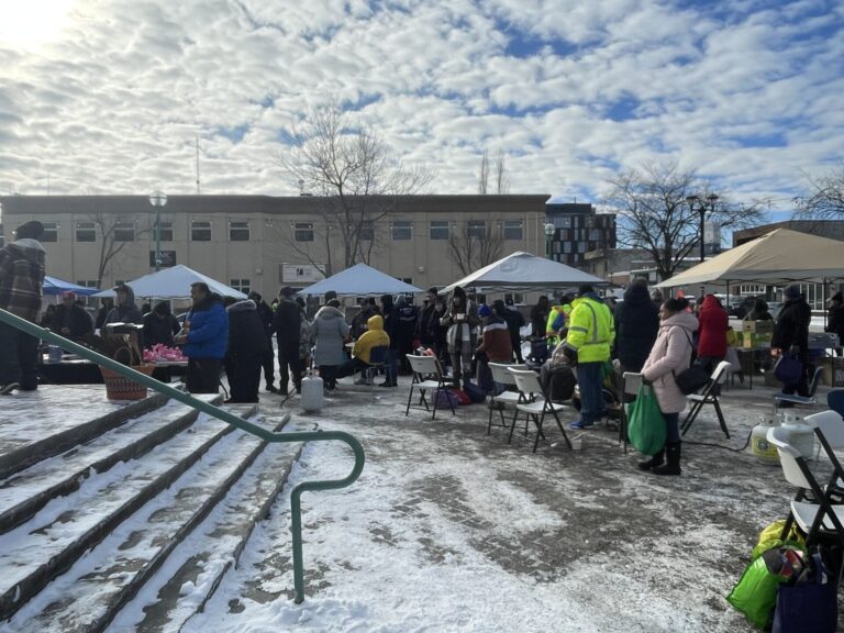 Hundreds attend monthly healing fire at the Prince George Courthouse