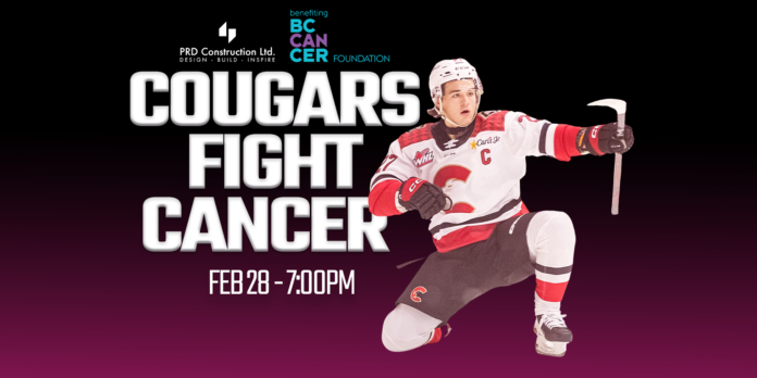 PG Cougars to recognize those battling, survived cancer during feature game against Kamloops