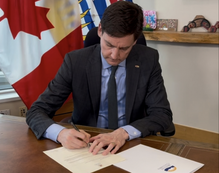 Premier Eby launches response to Trump tariffs